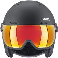 salmas l juodas - Slidinėjimo šalmas UVEX Wanted Visor black 56/6/262/1005 - 3 nuotrauka