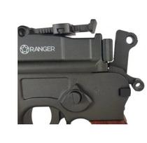 pneumatinis pistoletas - Pneumatinis pistoletas Ranger M712 BROOMHANDLE Full Auto Blowback k.4,5 mm BBS 19 šūvių KWC - 3 nuotrauka