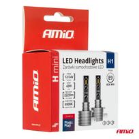 h1 lemputes - Led automobilių lemputės h-mini h1 amio-03329 - 3 nuotrauka