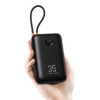 power bank 30000mah - Veger K3 (W3018), 30000mAh, 35W, PD, QC3.0, juodas (black) - 8 nuotrauka