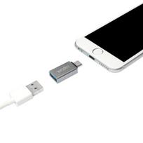 usb type c to usb 2.0 - LogiLink Adapter Micro USB / USB Silver - 4 nuotrauka