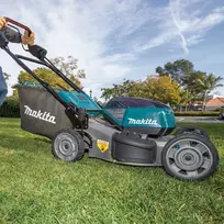 akumuliatorine zoliapjove - Makita DLM532PT4, Akumuliatorinė savaeigė vejapjovė, Juoda (Black), Mėlyna (Blue) - 3 nuotrauka