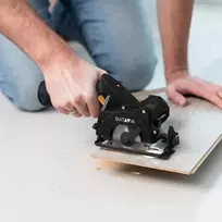 akumuliatoriniai diskinis - Batavia B.V. 7065265 12V Cordless Circular Saw 85 mm - Fixxpack 2.0 Set - 6 nuotrauka
