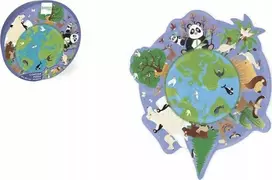 Teka Puzzle Pasaulio žemėlapis, 45 det.