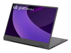 ultra 7 - LG Gram Pro 16 2-in-1, Intel Core Ultra 7 255H, 16 GB, 1 TB, 16" WQXGA+, Juodas (Black) - 3 nuotrauka