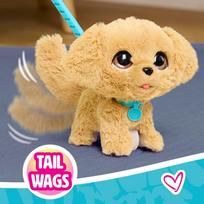 pavadelis sunims - Interaktyvus šuo Hasbro FurReal Wag-A-Lots Golden Retriever, smėlio spalva - 4 nuotrauka