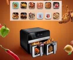 karsto oro gruzdintuve su - Lehmann Taste LHODF-2490, 9L, Wi-Fi, Juoda (Black) - 4 nuotrauka