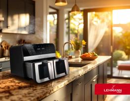 karsto oro gruzdintuve su - Lehmann Taste LHODF-2490, 9L, Wi-Fi, Juoda (Black) - 5 nuotrauka