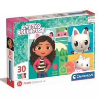 gabbys dollhouse - Clementoni Gabby's Dollhouse 20281, 30 det. - 2 nuotrauka