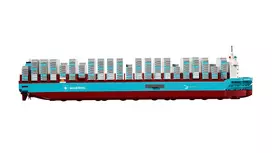 laivas - LEGO Maersk konteinervežis su dvejopo kuro varikliu 40955 - 6 nuotrauka