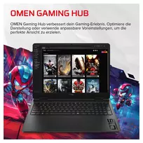 hp omen 16 - HP HyperX OMEN 16-am2173ng, Intel Core i7-14650HX, 24 GB, 1 TB, 16.1", RTX 5070, Juodas (Black) - 5 nuotrauka