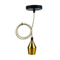 Candellux Lighting 31-05519, E27, 1 x 60 W, aukso/juoda