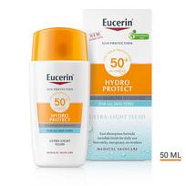 kremai nuo saules -  EUCERIN veido fluidas nuo saulės SUN HYDRO PROTECT,  SPF 50+, 50 ml - 4 nuotrauka
