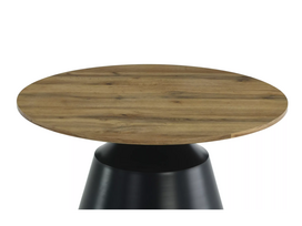 kavos staliukai 70 70 - Kavos staliukų komplektas Itaka, ruda sp./juoda sp., 50 - 70 cm x 70 cm x 40 - 50 cm, 2 vnt. - 4 nuotrauka