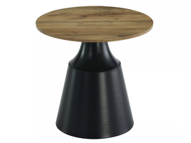 kavos staliukai 70 70 - Kavos staliukų komplektas Itaka, ruda sp./juoda sp., 50 - 70 cm x 70 cm x 40 - 50 cm, 2 vnt. - 5 nuotrauka