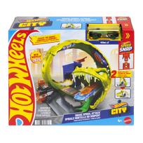hot wheels city - MATTEL Hot Wheels City Snake Spiral Attack žaislinė trasa su 1:64 mastelio automobiliu, JBM63 - 2 nuotrauka