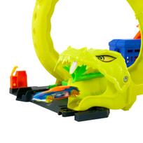 hot wheels city - MATTEL Hot Wheels City Snake Spiral Attack žaislinė trasa su 1:64 mastelio automobiliu, JBM63 - 3 nuotrauka