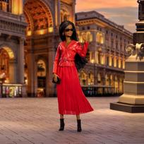 mila - Mattel Barbie Signature @BarbieStyle Fashion Week Milan kolekcinė lėlė JJX31 - 6 nuotrauka
