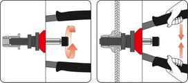 srieginems kniedems - Kniediklis Yato M3-M12 (YT-36127) - 2 nuotrauka