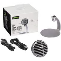 mikrofonas shura - Shure MV5 Digital Condenser Microphone, Grey - 2 nuotrauka