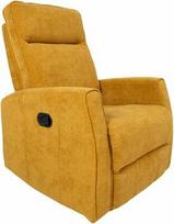 senukai foteliai - Home4you Eddy Armchair Yellow - 1 nuotrauka