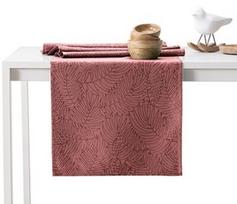 AmeliaHome Gaia AH/HMD Tablecloth OldRose 30x80cm