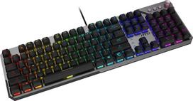 gaming klaviatura - MSI STRIKE 600 SILENT US, žaidimams, su laidu, juoda (Black) - 4 nuotrauka