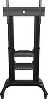 tv stand - TV SET ACC MOBILE STAND/40-80"/BLACK TS2771-B ONKRON - 4 nuotrauka