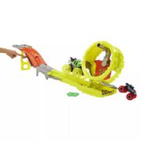hot wheels garazas - Mattel Hot Wheels Monster Trucks Power Chase, HXT05 - 3 nuotrauka