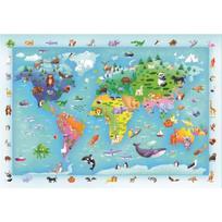 laukiniu gyvunu - Clementoni Maxi Noli Wildlife Map 26072, 60 det. - 2 nuotrauka