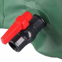vandens statine 200l - Roger KX4979 Lietaus vandens rezervuaras su čiaupu 200L, Žalia (Green) - 4 nuotrauka
