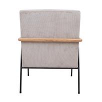 senukai foteliai - Fotelis Home4you Jade 85460, pilkas, 63 cm x 75.5 cm x 85.5 cm - 3 nuotrauka