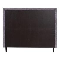 lovos 120 x200 - Kontinentinė lova Home4You LAARA, 120x200 cm, grafitas/pilkas (Graphite/Grey) - 4 nuotrauka
