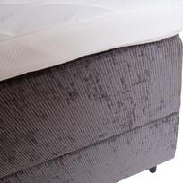 lovos 120 x200 - Kontinentinė lova Home4You LAARA, 120x200 cm, grafitas/pilkas (Graphite/Grey) - 5 nuotrauka