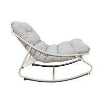 sambo - Supama kėdė Home4you Samba, šviesiai pilka (Light Grey) - 4 nuotrauka