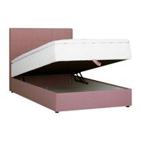 miegamo lovos 120 200 - Lova Home4you Levi, 120 x 200 cm, rožinė, su čiužiniu, su grotelėmis - 5 nuotrauka