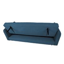 melyna sofa lova - Sofa-lova Home4you Visby, mėlyna, 200 x 88 cm x 93 cm - 4 nuotrauka