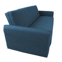 melyna sofa lova - Sofa-lova Home4you Visby, mėlyna, 200 x 88 cm x 93 cm - 7 nuotrauka
