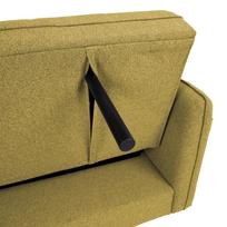 sofa lova home4you - Sofa-lova Home4you Visby, geltona, 200 x 88 cm x 93 cm - 2 nuotrauka
