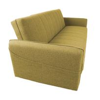 sofa lova home4you - Sofa-lova Home4you Visby, geltona, 200 x 88 cm x 93 cm - 5 nuotrauka