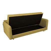 sofa lova home4you - Sofa-lova Home4you Visby, geltona, 200 x 88 cm x 93 cm - 6 nuotrauka