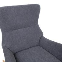 supamas fotelis - Supamasis krėslas Home4you Romy 65427, pilkas, 80 cm x 69 cm x 96 cm - 3 nuotrauka