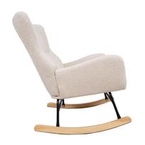 supamas kreslas senukai - Fotelis Home4you ROMY, smėlio (Beige) - 5 nuotrauka