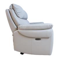 elektrine dviviete sofa - Dvivietė sofa-reglaineris Home4You Bowen, pilkšvai smėlio (Taupe) - 3 nuotrauka