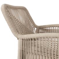 senukai kedes - Valgomojo kėdė Home4you Florida 48502, ruda/smėlio, 66.5 cm x 57.5 cm x 83 cm - 2 nuotrauka