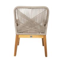 senukai kedes - Valgomojo kėdė Home4you Florida 48502, ruda/smėlio, 66.5 cm x 57.5 cm x 83 cm - 5 nuotrauka