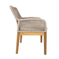 senukai kedes - Valgomojo kėdė Home4you Florida 48502, ruda/smėlio, 66.5 cm x 57.5 cm x 83 cm - 6 nuotrauka
