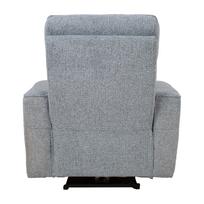 elektriniai foteliai - Fotelis reglaineris Home4you BOSCO, melsvai pilkas (Bluish Grey) - 4 nuotrauka