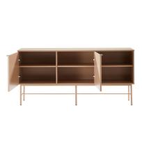 tv komoda - TV staliukas Home4you Sequence, smėlio, 158 cm x 40 cm x 75 cm - 2 nuotrauka
