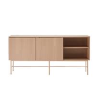 tv komoda - TV staliukas Home4you Sequence, smėlio, 158 cm x 40 cm x 75 cm - 4 nuotrauka
